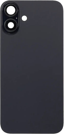 Back Glass W Magsafe Magnet Iphone 16 Plus No Logo Aftermarket Black