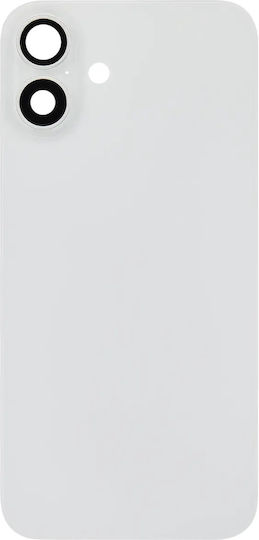 Back Glass W Magsafe Magnet Iphone 16 Plus No Logo Aftermarket White