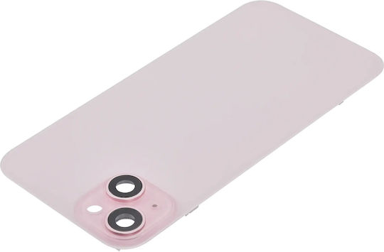 Задно Стъкло С Магнит MagSafe За Iphone 15 Plus Без Лого Следпродажбено Розово