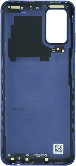 Заден Капак Samsung Galaxy A03s A037 2021 Сервизен Пакет Син