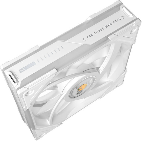 Rog Eurux GR120 Reverse Blade Case Fan 2200rpm 70cfm with ARGB Lighting and 4-Pin PWM Connection White Edition