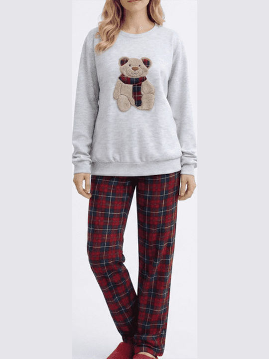 Harmony Χειμερινό Γυναικείο Σετ Πιτζάμας