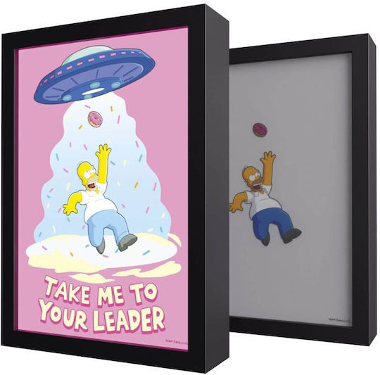 Simpsons Homer Light Frame Led Print