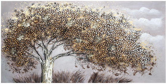 Wall Canvas Painting Handmade Oil Painting 120x60 Embossed Keskor 82593