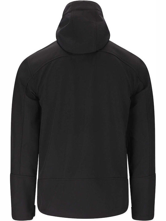 Χειμωνιάτικο Μπουφάν Softshell Αδιάβροχο και Αντιανεμικό Black