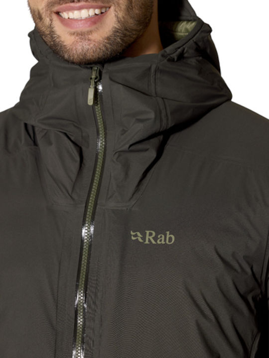 Microlight Herren Jacken Puffer Wasserdicht Dunkle Armee