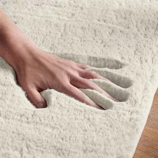 SpitiBazaar 120x180cm Αντιολισθητικό Γούνινο Εκρού SpitiBazaar 120x180cm Αντιολισθητικό Γούνινο Εκρού