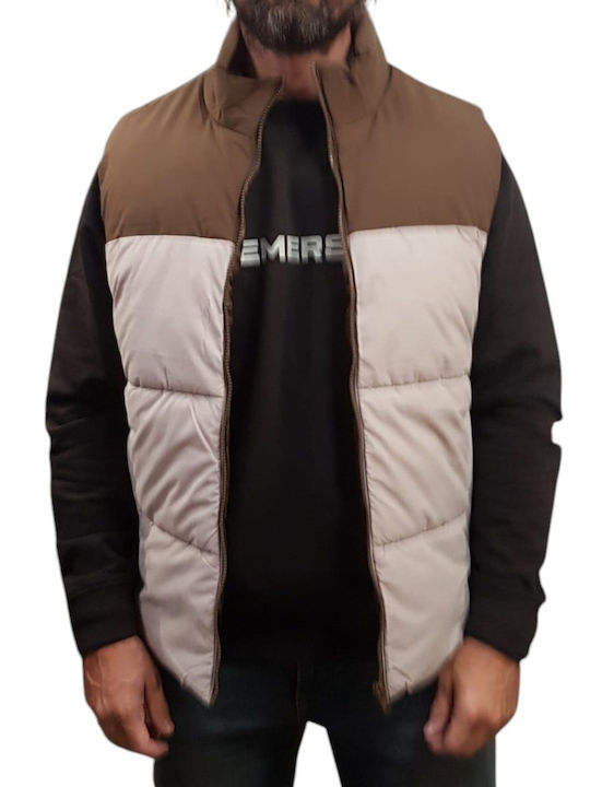 Jack & Jones Bodywarmer Без ръкав Яке String Cocoa Bloc