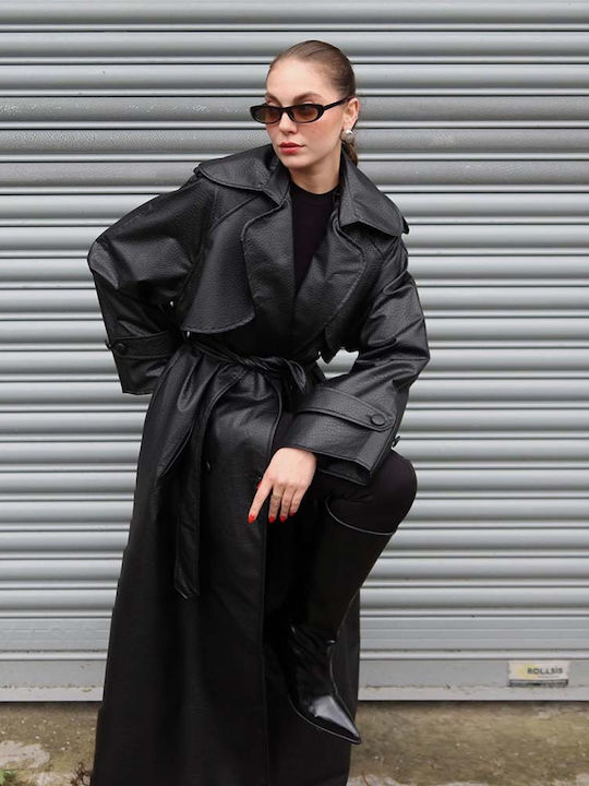 Damen Jacke Für Winter Schwarz