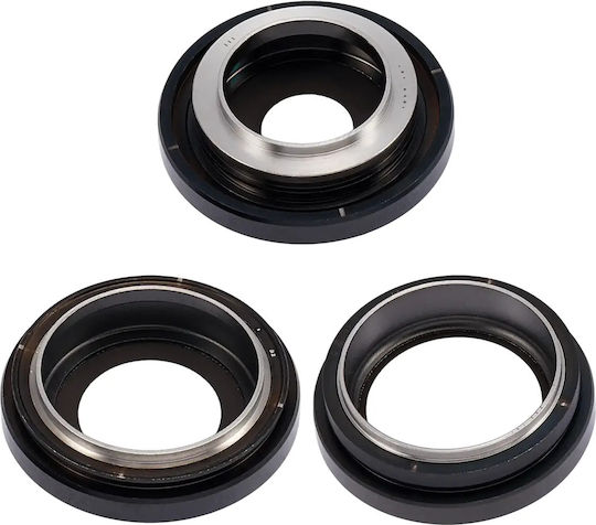 Back Kameraobjektivhalterung & Rahmen iPhone 14 Pro 14 Pro Max 3-teilige Set Aftermarket Plus Space Schwarz