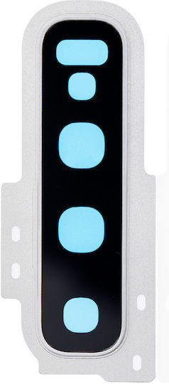 Back Camera Lens Cover Bezel Ring Samsung Galaxy S10 Alb Prism