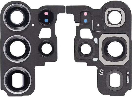 Back Camera Lens Cover Bezel Ring Samsung Galaxy S23 Ultra 5G Schwarz