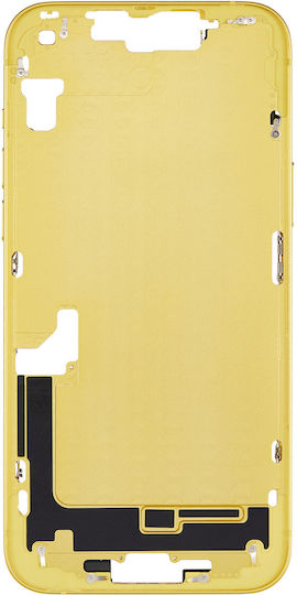 Mid-frame Housing W Small Parts Iphone 14 Plus Eu Global Version Aftermarket Plus Yellow