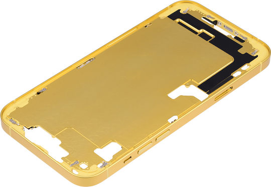 Mid-frame Housing W Small Parts Iphone 14 Plus Eu Global Version Aftermarket Plus Yellow