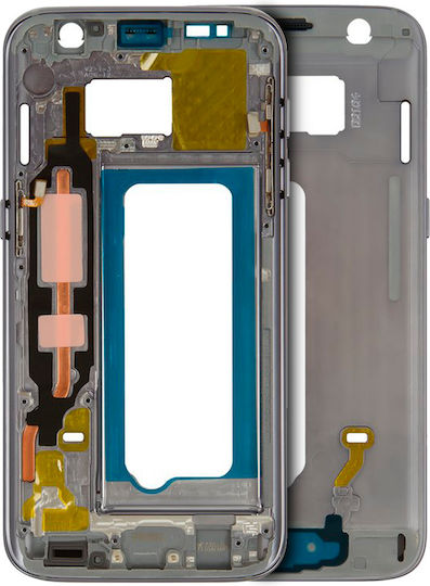Mid-frame Housing Samsung Galaxy S7 Small Parts Black
