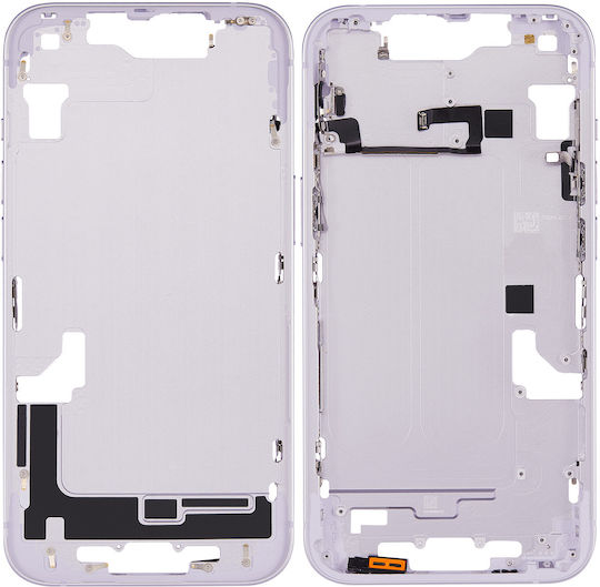 Mid-frame Housing W Small Parts Iphone 14 Eu Global Version Aftermarket Plus Purple