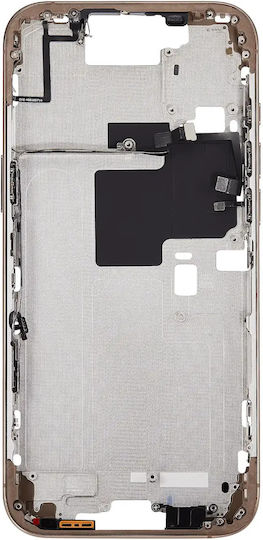 Mid-frame Housing Power Volume Button Iphone 16 Pro Max Eu Global Version Aftermarket Plus Desert Titanium