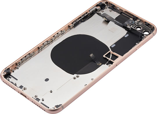 Back Housing Small Components Pre-installed Iphone 8 Plus No Logo Aftermarket Plus Gold