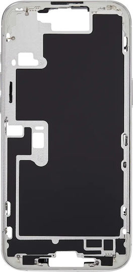 Mid-frame Housing Power Volume Button Iphone 16 Pro Max Eu Global Version Aftermarket Plus White Titanium