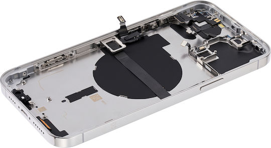Back Housing W Small Parts Iphone 13 Pro Max Eu Global Version Aftermarket Plus Silver