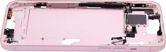 Mid-frame Housing W Small Parts Iphone 15 Plus Us Version Aftermarket Plus Pink