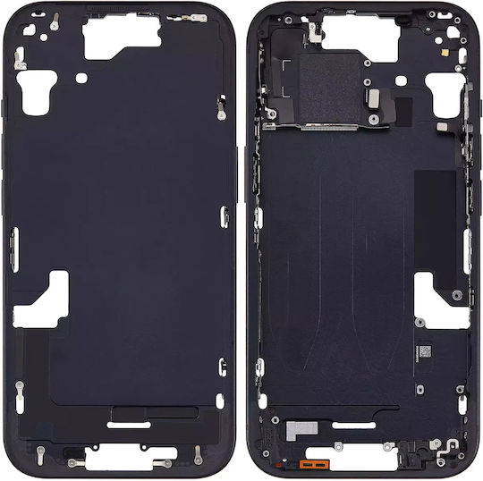 Mid-frame Housing W Small Parts Iphone 15 Eu Global Version Aftermarket Plus Black