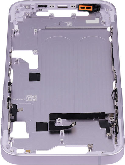 Mid-frame Housing W Small Parts Iphone 14 Eu Global Version Aftermarket Plus Purple