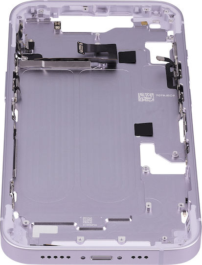 Mid-frame Housing W Small Parts Iphone 14 Eu Global Version Aftermarket Plus Purple