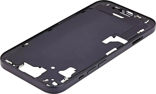 Mid-frame Housing W Small Parts Iphone 15 Eu Global Version Aftermarket Plus Black