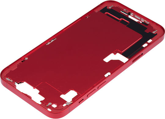 Mid-frame Housing W Small Parts Iphone 14 Plus Eu Global Version Aftermarket Plus Red