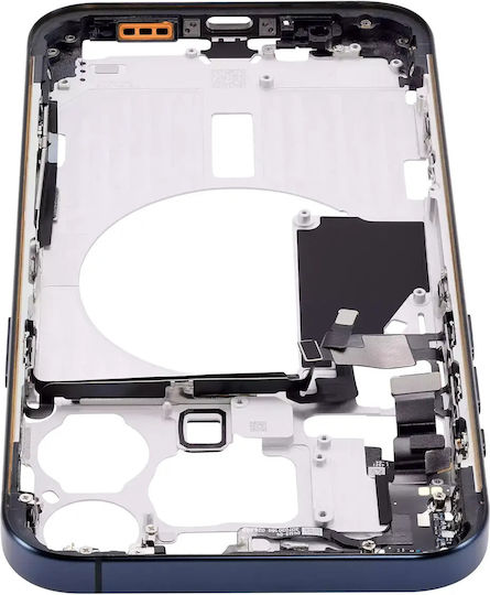 Mid-frame Housing W Small Parts Iphone 15 Pro Max Us Version Aftermarket Plus Blue Titanium