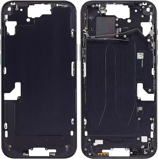 Mid-frame Housing W Small Parts Iphone 15 Plus Us Version Aftermarket Plus Black