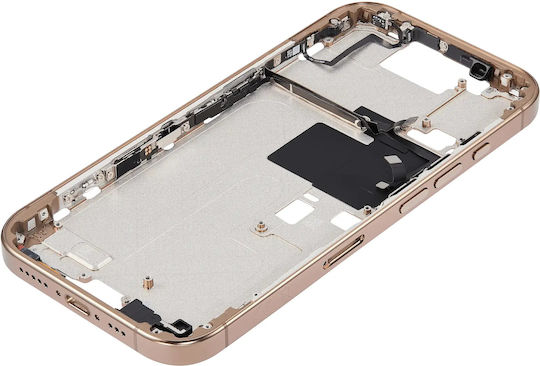 Mid-frame Housing Power Volume Button Iphone 16 Pro Eu Global Version Aftermarket Plus Desert Titanium