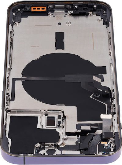 Back Housing W Small Parts Iphone 14 Pro Max Us Version Aftermarket Plus Deep Purple