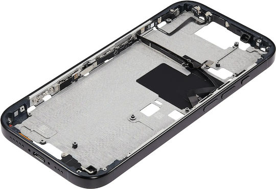 Mid-frame Housing Power Volume Button Iphone 16 Pro Us Version Aftermarket Plus Black Titanium