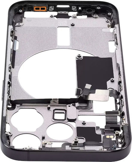 Mid-frame Housing W Small Parts Iphone 15 Pro Us Version Aftermarket Plus Black Titanium