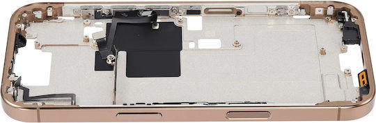 Mid-frame Housing Power Volume Button Iphone 16 Pro Eu Global Version Aftermarket Plus Desert Titanium