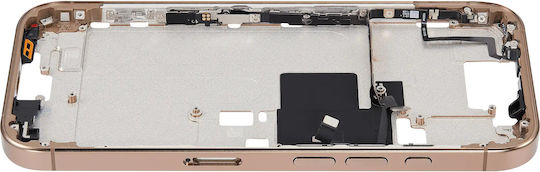 Mid-frame Housing Power Volume Button Iphone 16 Pro Eu Global Version Aftermarket Plus Desert Titanium