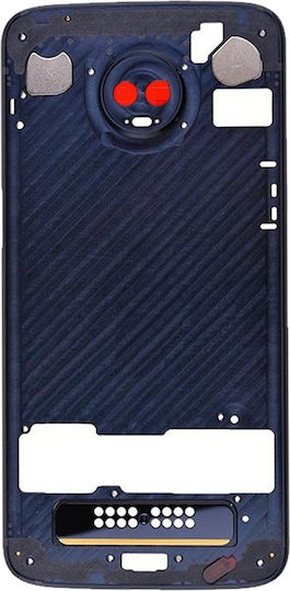 Mid-frame Housing Motorola Moto Z3 Play Xt1929-3 2018 Genuine Oem Blue
