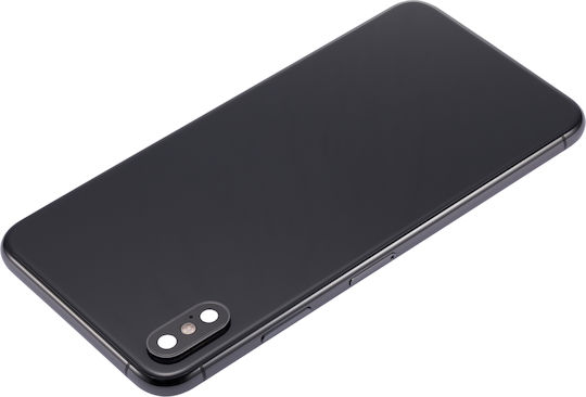 Back Housing Small Components Pre-installed Iphone Xs Max No Logo Aftermarket Plus Space Gray