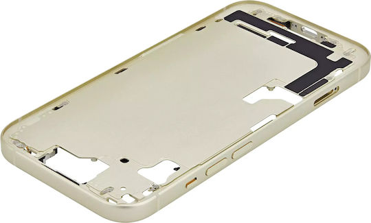 Mid-frame Housing W Small Parts Iphone 15 Eu Global Version Aftermarket Plus Yellow