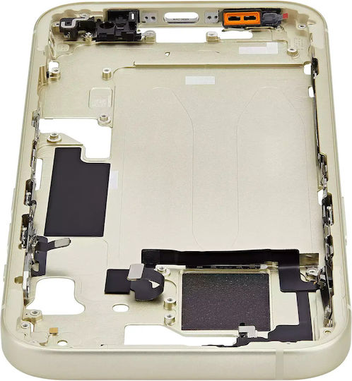 Mid-frame Housing W Small Parts Iphone 15 Eu Global Version Aftermarket Plus Yellow