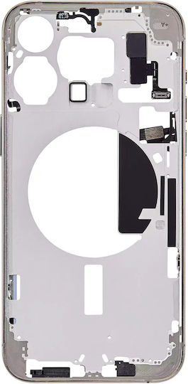 Mid-frame Housing W Small Parts Iphone 15 Pro Max Eu Global Version Aftermarket Plus Natural Titanium