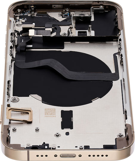 Back Housing W Small Parts Iphone 12 Pro Eu Global Version Aftermarket Plus Gold