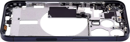 Mid-frame Housing W Small Parts Iphone 15 Pro Us Version Aftermarket Plus Blue Titanium