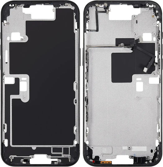 Mid-frame Housing Power Volume Button Iphone 16 Pro Max Eu Global Version Aftermarket Plus Black Titanium
