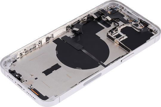 Back Housing W Small Parts Iphone 14 Pro Max Us Version Aftermarket Plus Silver