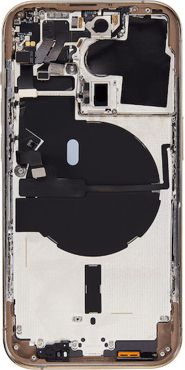 Back Housing W Small Parts Iphone 14 Pro Us Version Aftermarket Plus Gold