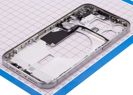 Mid-frame Housing W Small Parts Iphone 15 Pro Max Eu Global Version Aftermarket Plus Natural Titanium