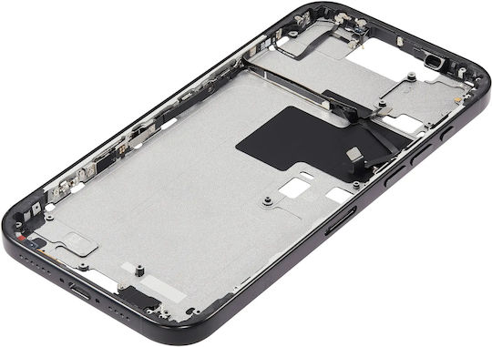 Mid-frame Housing Power Volume Button Iphone 16 Pro Max Eu Global Version Aftermarket Plus Black Titanium